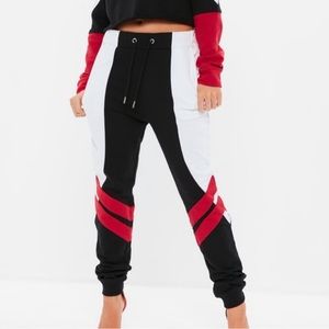 Madison Beer X Missguided Color Block Joggers Size 2